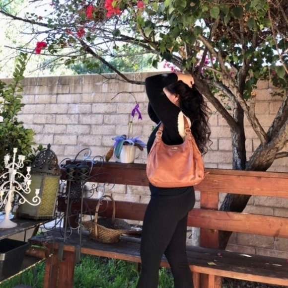 COPY - COPY - Coach Madison Maggie 3 compartment Brown Tan Large Hobo Bag - Picture 11 of 13